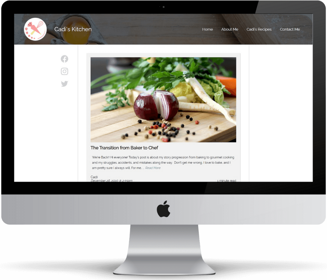 Cadi's Kitchen on Desktop